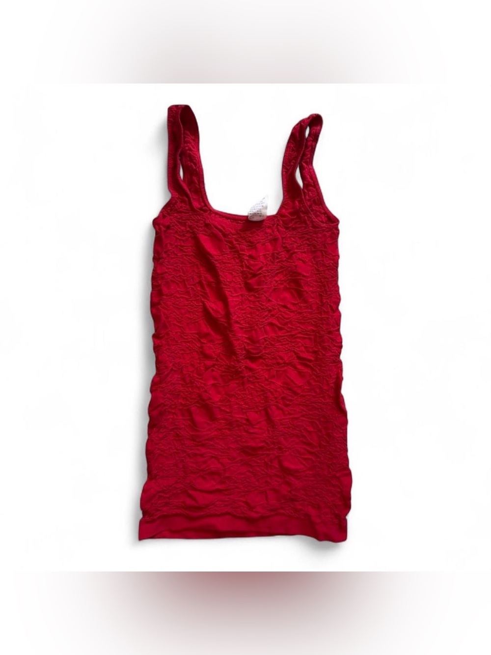 Y2K scrunch tank top